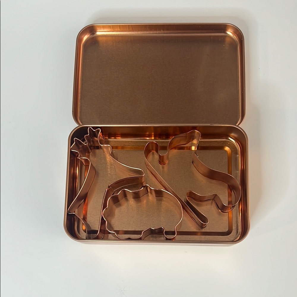 Christmas Copper Cookie Cutter Set